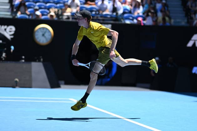 Australian Open - Melbourne Jannik Sinner (ITA) during his third round match at the 2026 Australian Open at Melbourne Park in Melbourne, Australia, on January 24, 2026. Photo by Corinne Dubreuil ABACAPRESS.COM Melbourne Australia  Copyright: xDubreuilxCorinne ABACAx