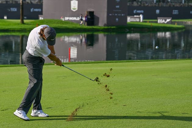Hero Dubai Desert Classic 2026 DUBAI, UAE - JANUARY 24: British golfer Tommy Fleetwood competes in the third round of the Hero Dubai Desert Classic 2026 at Emirates Golf Club in Dubai, United Arab Emirates on January 24, 2026. Waleed Zein Anadolu Dubai United Arab Emirates. Editorial use only. Please get in touch for any other usage.  Copyright: x2026xAnadoluxWaleedxZeinx
