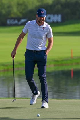 Hero Dubai Desert Classic 2026 DUBAI, UAE - JANUARY 24: South African golfer Laurie Canter competes in the third round of the Hero Dubai Desert Classic 2026 at Emirates Golf Club in Dubai, United Arab Emirates on January 24, 2026. Waleed Zein Anadolu Dubai United Arab Emirates. Editorial use only. Please get in touch for any other usage.  Copyright: x2026xAnadoluxWaleedxZeinx