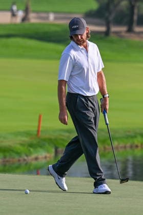 Hero Dubai Desert Classic 2026 DUBAI, UAE - JANUARY 24: British golfer Tommy Fleetwood competes in the third round of the Hero Dubai Desert Classic 2026 at Emirates Golf Club in Dubai, United Arab Emirates on January 24, 2026. Waleed Zein Anadolu Dubai United Arab Emirates. Editorial use only. Please get in touch for any other usage.  Copyright: x2026xAnadoluxWaleedxZeinx