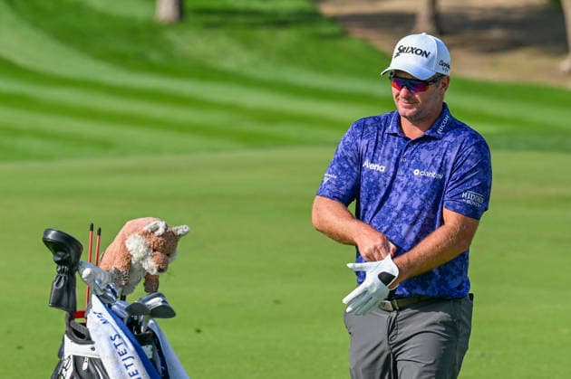 Hero Dubai Desert Classic 2026 DUBAI, UAE - JANUARY 24: Ryan Fox of New Zealand takes to the course to compete in the third round of the Hero Dubai Desert Classic 2026 at Emirates Golf Club in Dubai, United Arab Emirates on January 24, 2026. Waleed Zein Anadolu Dubai United Arab Emirates. Editorial use only. Please get in touch for any other usage.  Copyright: x2026xAnadoluxWaleedxZeinx
