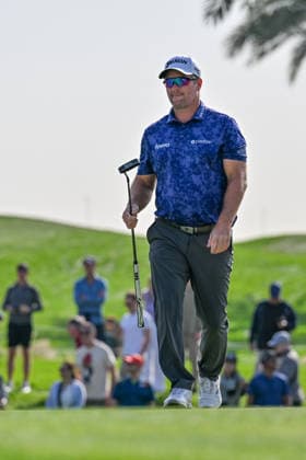Hero Dubai Desert Classic 2026 DUBAI, UAE - JANUARY 24: Ryan Fox of New Zealand in action during the third round of the Hero Dubai Desert Classic 2026 at Emirates Golf Club in Dubai, United Arab Emirates on January 24, 2026. Waleed Zein Anadolu Dubai United Arab Emirates. Editorial use only. Please get in touch for any other usage.  Copyright: x2026xAnadoluxWaleedxZeinx