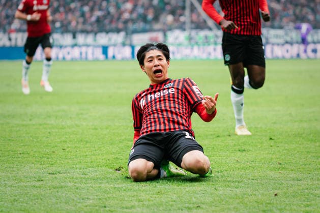 2 Bundesliga Hannover 96 vs Fortuna Düsseldorf, 24 01 2026 GOAL CHEER by Daisuke Yokota Hannover 96, 18 to 1 0 Soccer, 2 Bundesliga, Matchday 19 Hannover 96 vs Fortuna Düsseldorf on 24 01 2026 at Heinz von Heiden Arena, Hannover DFL REGULATIONS PROHIBIT ANY USE OF PHOTOGRAPHS AS IMAGE SEQUENCES AND OR QUASI VIDEO Copyright: xBEAUTIFULxSPORTS Tonhäuserx