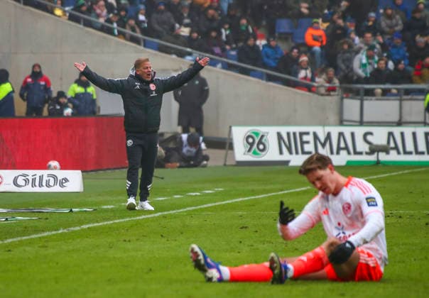 Germany Soccer 2 Bundesliga 2025 26, 19 Matchday Hannover 96 Fortuna Düsseldorf Heinz von Heiden Arena Stadion Hannover Markus Anfang Coach Fortuna Düsseldorf Hannover Copyright: xAymanxAlahmedx