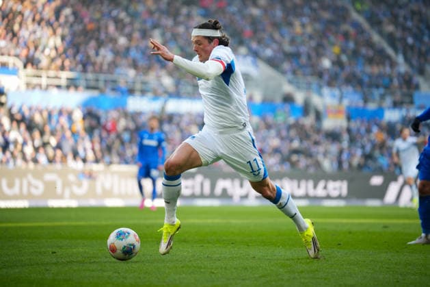 Soccer 2 Bundesliga, Matchday 19, Karlsruher SC Hertha BSC on 24 01 2026 in Karlsruhe BBBank Wildpark , Germany, Season 2025 2026 DFB DFL REGULATIONS PROHIBIT ANY USE OF PHOTOGRAPHS as IMAGE SEQUENCES and or QUASI VIDEO In focus Fabian Reese 11, BSC Karlsruhe BBBank Wildpark Germany Copyright: xChristophxKinzingerx