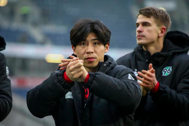 Germany Soccer 2 Bundesliga 2025 26, 19 Matchday Hannover 96 Fortuna Düsseldorf Heinz von Heiden Arena Stadion Hannover Daisuke Yokota Hannover 96, 18 Hannover Copyright: xAymanxAlahmedx