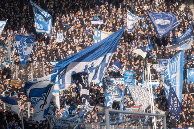 24 01 2026, xhfmx, Soccer 2 Bundesliga, Karlsruher SC Hertha BSC Berlin Hertha Block DFL DFB REGULATIONS PROHIBIT ANY USE OF PHOTOGRAPHS as IMAGE SEQUENCES and or QUASI VIDEO Karlsruhe
