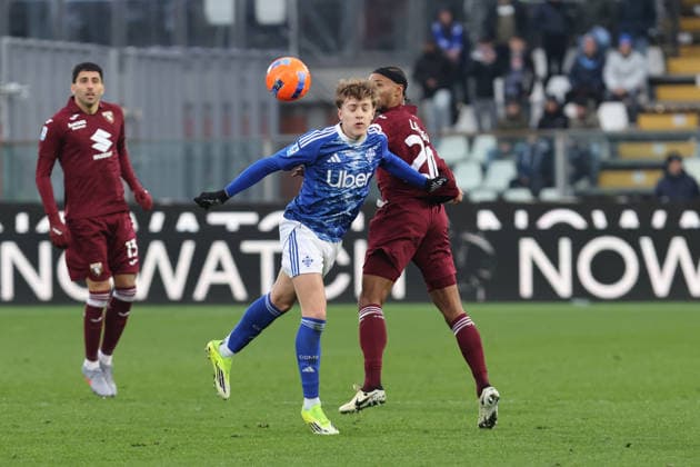 ComoÕs ComoÕs Jesus Rodriguez during the Serie A soccer match between Como and Torino at the Giuseppe Sinigaglia stadium in Como, north Italy - January 24, 2026 - Soccer.  Copyright: xAntonioxSaiai LaPressex