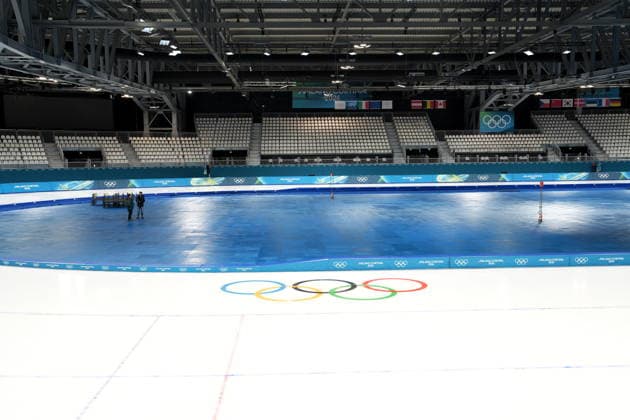 Milan, Inspection of the Milano Ice Park by the President of the Senate Ignazio La Russa and Giovanni Bozzetti, President of the Fondazione Fiera Milano, built for the 2026 Milan-Cortina Olympics and Paralympics  Copyright: xDuilioxPiaggesix xipa-agency.netx xDuilioxPiaggesix IPA_Agency_IPA70492652