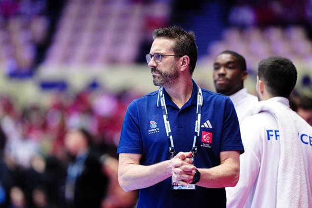 Guillaume Gille France, Coach DEN, France vs Portugal, Handball, EHF European Championship 2026, Main Round, Matchday 2, 24 01 2026 DEN, France vs Portugal, Handball, EHF European Championship 2026, Main Round, Matchday 2, 24 01 2026 Herning Copyright: xEibner-Pressefoto MarcelxvonxFehrnx EP_MFN