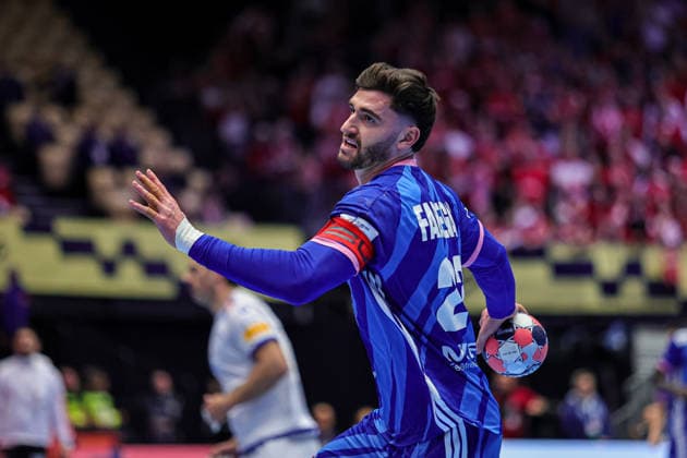 23Fabregas, Ludovic in action Match between FRANCE VS PORTUGAL valid for Men s EHF EURO 2026 at Jyske Bank Boxen in Herning on 24 January 2026. Herning Jyske Bank Boxen Herning Denmark Copyright: xIMAGOx xPRIMExSPORTSxIMAGESx xANGELOxMOREIRAx