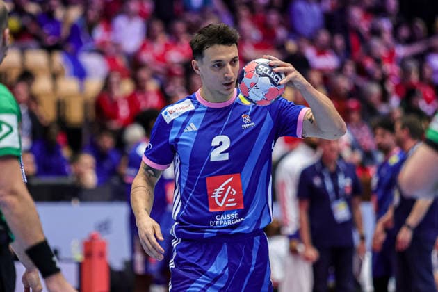 2Lenne, Yanis in action Match between FRANCE VS PORTUGAL valid for Men s EHF EURO 2026 at Jyske Bank Boxen in Herning on 24 January 2026. Herning Jyske Bank Boxen Herning Denmark Copyright: xIMAGOx xPRIMExSPORTSxIMAGESx xANGELOxMOREIRAx