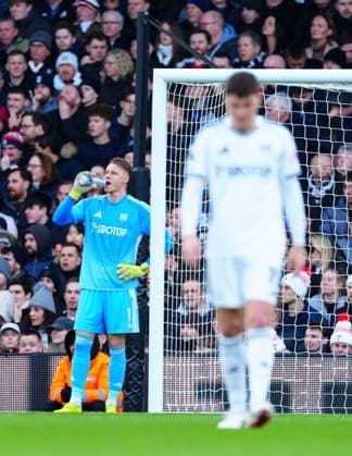Fulham goalkeeper Bernd Leno reacts after conceding the opening goal Fulham v Brighton and Hove Albion, Premier League, Football, Craven Cottage, London, UK - 24 Jan 2026London Craven Cottage United Kingdom EDITORIAL USE ONLY No use with unauthorised audio, video, data, fixture lists, club league logos or live services. Online in-match use limited to 120 images, no video emulation. No use in betting, games or single club league player publications.  Copyright: xJavierxGarcia Shutterstockx 16425974av