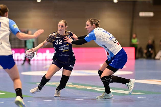 Handball I Women I Season 2025 2026 I 14 HBF I 1 Matchday I Buxtehuder SV Sport Union Neckarsulm I 24 01 2026 Isa Ternede 32, Buxtehuder Sportverein Bruggeman Annefleur 11, Neckarsulmer Sport Union Buxtehude Halle Nord Niedersachsen Germany Copyright: xLobeca FelixxSchlikisx
