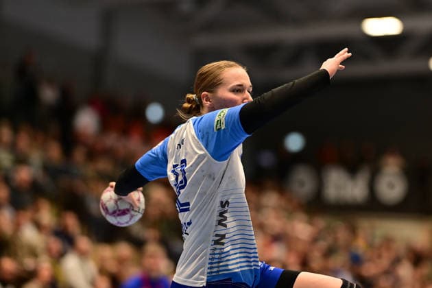 Handball I Women I Season 2025 2026 I 14 HBF I 1 Matchday I Buxtehuder SV Sport Union Neckarsulm I 24 01 2026 Ossenkopp Meret 22, Neckarsulmer Sport Union Buxtehude Halle Nord Niedersachsen Germany Copyright: xLobeca FelixxSchlikisx