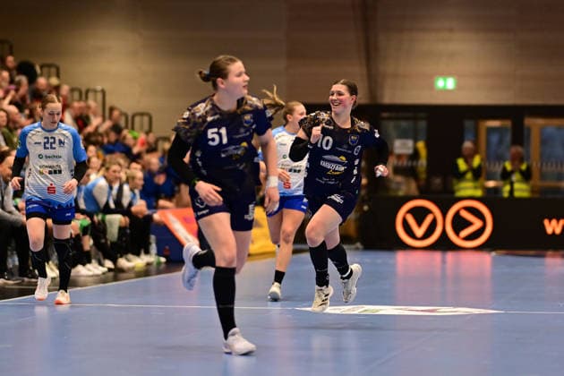 Handball I Women I Season 2025 2026 I 14 HBF I 1 Matchday I Buxtehuder SV Sport Union Neckarsulm I 24 01 2026 Cheers, excitement, enthusiasm, euphoria, joy, happiness, cheerfulness at Anika Hampel 10, Buxtehuder Sportverein Buxtehude Halle Nord Niedersachsen Germany Copyright: xLobeca FelixxSchlikisx