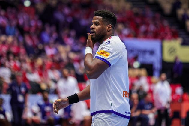 8Iturizza, Victor in action Match between FRANCE VS PORTUGAL valid for Men s EHF EURO 2026 at Jyske Bank Boxen in Herning on 24 January 2026. Herning Jyske Bank Boxen Herning Denmark Copyright: xIMAGOx xPRIMExSPORTSxIMAGESx xANGELOxMOREIRAx