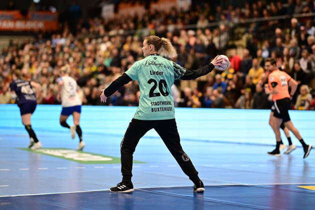 Handball I Women I Season 2025 2026 I 14 HBF I 1 Matchday I Buxtehuder SV Sport Union Neckarsulm I 24 01 2026 Annie Linder 20, Buxtehuder Sportverein Buxtehude Halle Nord Niedersachsen Germany Copyright: xLobeca FelixxSchlikisx
