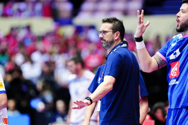 Guillaume Gille France, Coach DEN, France vs Portugal, Handball, EHF European Championship 2026, Main Round, Matchday 2, 24 01 2026 DEN, France vs Portugal, Handball, EHF European Championship 2026, Main Round, Matchday 2, 24 01 2026 Herning Copyright: xEibner-Pressefoto MarcelxvonxFehrnx EP_MFN
