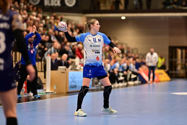 Handball I Women I Season 2025 2026 I 14 HBF I 1 Matchday I Buxtehuder SV Sport Union Neckarsulm I 24 01 2026 Bruggeman Annefleur 11, Neckarsulmer Sport Union Buxtehude Halle Nord Niedersachsen Germany Copyright: xLobeca FelixxSchlikisx