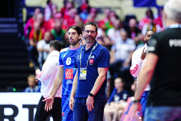 Guillaume Gille France, Coach DEN, France vs Portugal, Handball, EHF European Championship 2026, Main Round, Matchday 2, 24 01 2026 DEN, France vs Portugal, Handball, EHF European Championship 2026, Main Round, Matchday 2, 24 01 2026 Herning Copyright: xEibner-Pressefoto MarcelxvonxFehrnx EP_MFN
