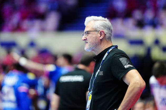 Paulo Pereira Portugal, Coach DEN, France vs Portugal, Handball, EHF European Championship 2026, Main Round, Matchday 2, 24 01 2026 DEN, France vs Portugal, Handball, EHF European Championship 2026, Main Round, Matchday 2, 24 01 2026 Herning Copyright: xEibner-Pressefoto MarcelxvonxFehrnx EP_MFN