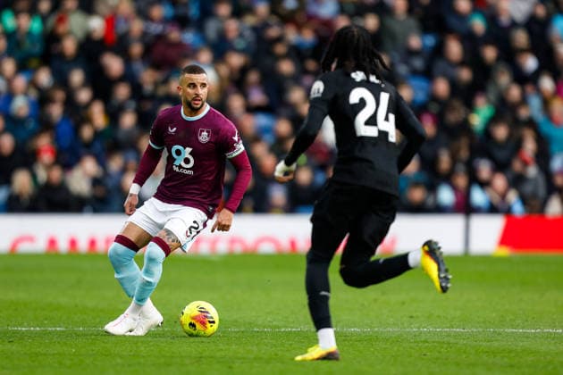 Burnley v Tottenham Hotspur Premier League Kyle Walker of Burnley during the Premier League match at Turf Moor, Burnley 24 01 2026 UK Newspapers OUT Copyright: xMaxxTomlinsonx FIL-22856-0054