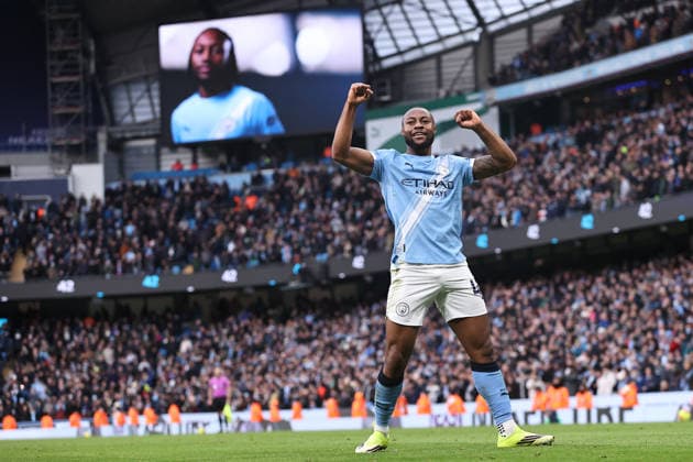 Manchester City v Wolverhampton Wanderers, Premier League Antoine Semenyo of Manchester City celebrates his goal making it 2-0 just before half time during the Manchester City v Wolverhampton Wanderers Premier League match at the Etihad Stadium, Manchester, England on 24 January 2026 Credit: Ryan Crockett Every Second Media Editorial use only. All images are copyright Every Second Media Limited. No images may be reproduced without prior permission. All rights reserved. Premier League and Football League images are subject to licensing agreements with Football DataCo Limited. see https: www.football-dataco.com Copyright: xIMAGO EveryxSecondxMediax ESM-1769-0083 RyanxCrockettx xEveryxSecondxMediax