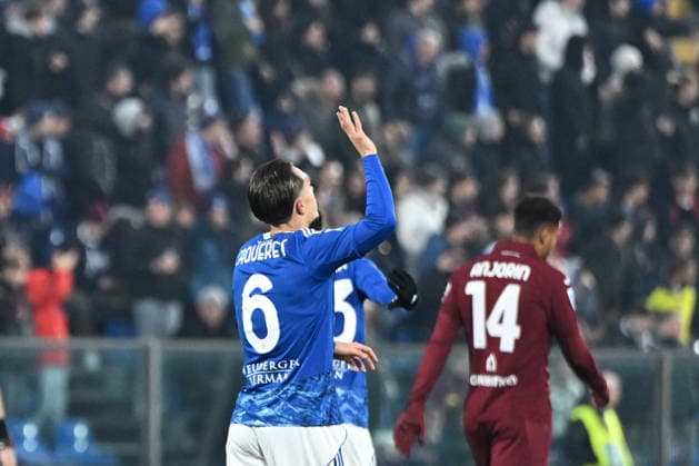 Maxence Caqueret of Calcio Como celebrating after a goal during the Italian Serie A football match between Calcio Como and Torino FC on January 24, 2026 at the Giuseppe Senigallia stadium in Como, Italy Photo Tiziano Ballabio  Copyright: xTizianoxBallabio IPAxSportx xipa-agency.netx xx IPA_70500358 IPA_Agency_IPA70500358
