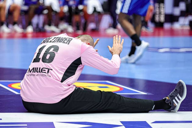 16Bolzinger, Charles in action Match between FRANCE VS PORTUGAL valid for Men s EHF EURO 2026 at Jyske Bank Boxen in Herning on 24 January 2026. Herning Jyske Bank Boxen Herning Denmark Copyright: xIMAGOx xPRIMExSPORTSxIMAGESx xANGELOxMOREIRAx