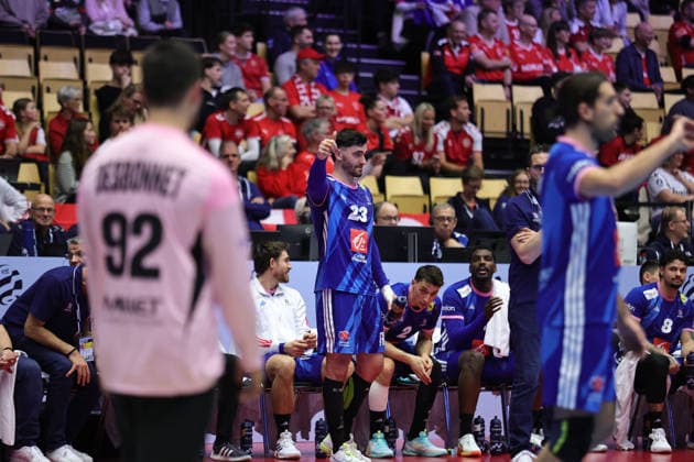 23Fabregas, Ludovic in action Match between FRANCE VS PORTUGAL valid for Men s EHF EURO 2026 at Jyske Bank Boxen in Herning on 24 January 2026. Herning Jyske Bank Boxen Herning Denmark Copyright: xIMAGOx xPRIMExSPORTSxIMAGESx xANGELOxMOREIRAx