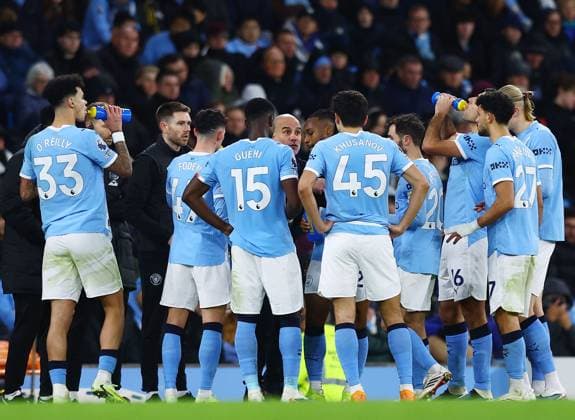 Manchester City manager Pep Guardiola issues instructions Manchester City v Wolverhampton Wanderers, Premier League, Football, Etihad Stadium, Manchester, UK - 24 Jan 2026Manchester Etihad Stadium United Kingdom EDITORIAL USE ONLY No use with unauthorised audio, video, data, fixture lists, club league logos or live services. Online in-match use limited to 120 images, no video emulation. No use in betting, games or single club league player publications.  Copyright: xMattxWest Shutterstockx 16425986al