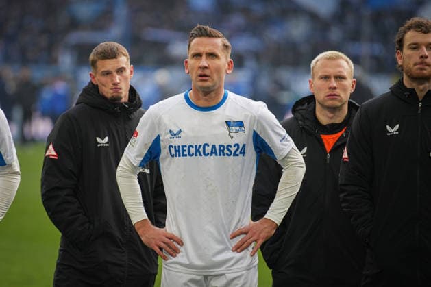 Germany, Football, 2 Bundesliga, Season 2025 2026, Karlsruher SC vs Herta BSC BBBank Wildpark Karlsruhe Paul Seguin Hertha BSC, 30 Karlsruhe BBBank Wildpark Baden Württemberg Germany Copyright: xFINLEYxMÖRCHx