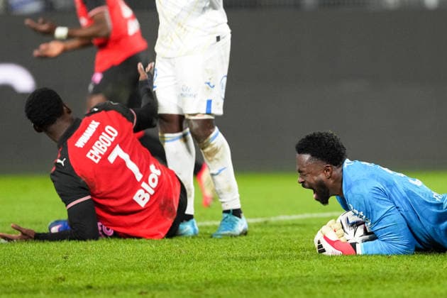 Stade Rennais FC v FC Lorient - Ligue 1 McDonald s 2025 2026 38 Yvon-Landry MVOGO NGANOMA (fcl) during the Ligue 1 McDonald s match between Rennes and Lorient at Roazhon Park on January 24, 2026 in Rennes, France. Rennes France  Copyright: xFEPx 776348264