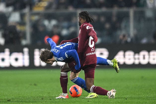 CALCIO - Serie A - Como 1907 vs Torino FC Jesus Rodriguez of Calcio Como in action during the Italian Serie A football match between Calcio Como and Torino FC on January 24, 2026 at the Giuseppe Senigallia stadium in Como, Italy Photo Tiziano Ballabio Como Italy  Copyright: xIPAxSport ABACAx