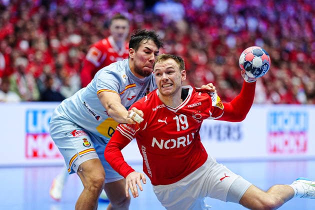 Handball, European Championship, Spain - Denmark