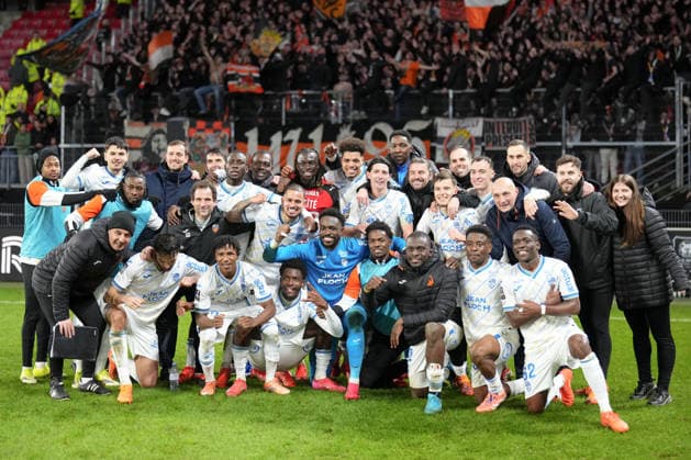 Stade Rennais FC v FC Lorient - Ligue 1 McDonald s 2025 2026 Equipe de football de Lorient FCL during the Ligue 1 McDonald s match between Rennes and Lorient at Roazhon Park on January 24, 2026 in Rennes, France. Rennes France  Copyright: xFEPx 776348264