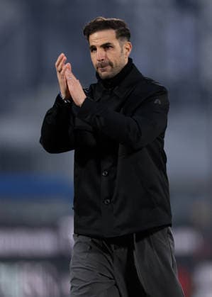 Como, Italy, 24th January 2026. Cesc Fabregas Head coach of Como 1907 applauds the fans following the 6-0 victory in the Como 1907 vs Torino Serie A match at Stadio Giuseppe Sinigaglia, Como. Picture credit should read: Jonathan Moscrop Sportimage EDITORIAL USE ONLY. No use with unauthorised audio, video, data, fixture lists, club league logos or live services. Online in-match use limited to 120 images, no video emulation. No use in betting, games or single club league player publications. SPI_080_JM_COMO_TORO_ SPI-4418-0080