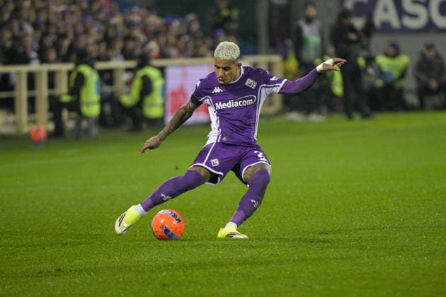 DODO during ACF Fiorentina vs Cagliari Calcio, Italian soccer Serie A match in Florence, Italy, January 24 2026  Copyright: xJacopoxCane IPAxSportx xipa-agency.netx xx IPA_70509249 IPA_Agency_IPA70509249