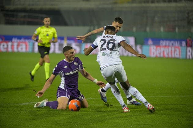 ROBERTO PICCOLI during ACF Fiorentina vs Cagliari Calcio, Italian soccer Serie A match in Florence, Italy, January 24 2026  Copyright: xJacopoxCane IPAxSportx xipa-agency.netx xx IPA_70509384 IPA_Agency_IPA70509384