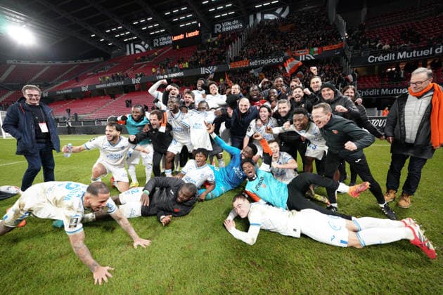 Stade Rennais FC v FC Lorient - Ligue 1 McDonald s 2025 2026 Equipe de football de Lorient FCL during the Ligue 1 McDonald s match between Rennes and Lorient at Roazhon Park on January 24, 2026 in Rennes, France. Rennes France  Copyright: xFEPx 776348264