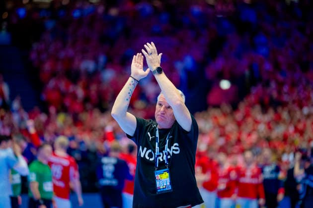 Handball European Championship 2026 Spain Denmark Herning, Denmark 20260124 Denmark s coach Nikolaj Jacobsen after the European Championship handball match between Spain and Denmark at the Boxen arena in Herning Photo Stian Lysberg Solum NTB Herning Denmark EDITORIAL USE ONLY RESTRICTED USE FOR BETTING COMPANIES  Copyright: xStianxLysbergxSolumx xNTBx