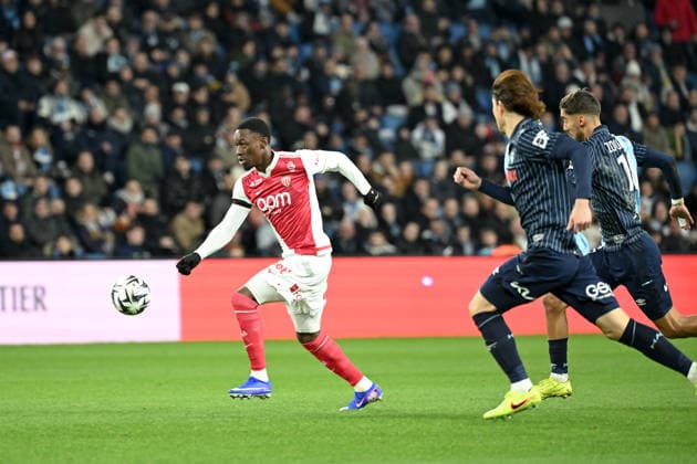 Le Havre Athletic Club v AS Monaco - Ligue 1 McDonald s 2025 2026 09 Folarin BALOGUN (asm) during the Ligue 1 McDonald s match between Le Havre and Monaco at Stade Oceane on January 24, 2026 in Le Havre, France. Le Havre France  Copyright: xFEPx 776348256
