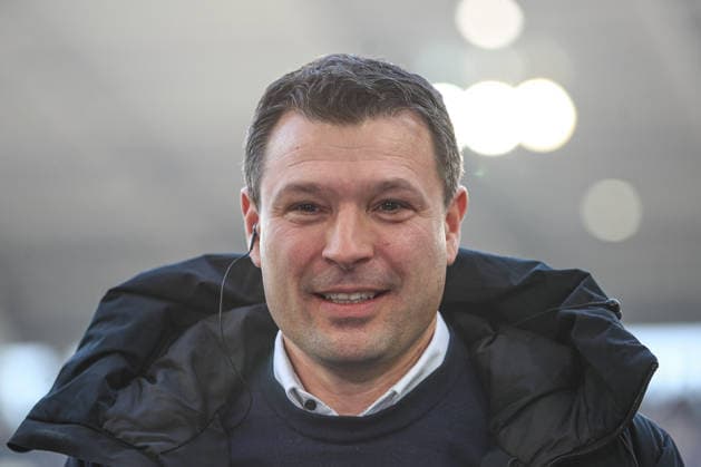 Benjamin Weber Hertha BSC, Sports Director at the TV interview before the match, Karlsruher SC vs Hertha BSC, 2 Bundesliga, Matchday 19, 2025 2026, 24 01 2026, DFL REGULATIONS PROHIBIT ANY USE OF PHOTOGRAPHS AS IMAGE SEQUENCES AND OR QUASI VIDEO, Karlsruher SC vs Hertha BSC, 2 Bundesliga, Matchday 19, 2025 2026, 24 01 2026 Karlsruhe Copyright: xEibner-Pressefoto JanxPrihodax EP_JPA
