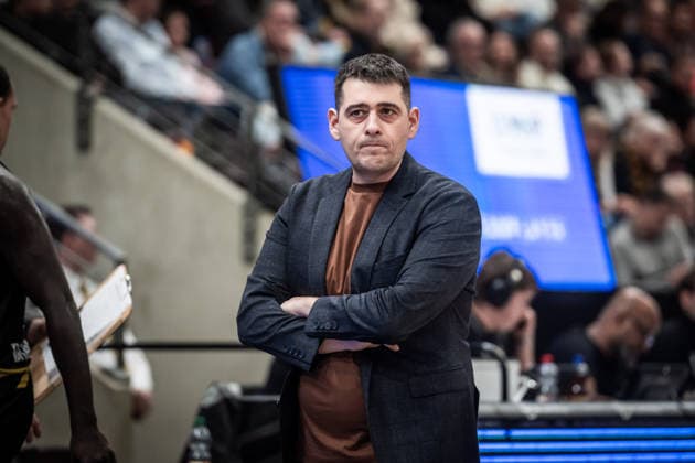 Basketball, Löwen Braunschweig sack coach Kostas Papazoglou, archive pictures