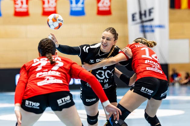 24 01 2026, GER, Handball, League, Women, Season 2025 2026, EHF European League , Group stage, Thueringer HC CS Minaur Baia Mare Maria Andreea Ianasi CS Minaur Baia Mare 99947 Bad Langensalza Salza Halle Sporthalle Mehrz Thüringen Germany