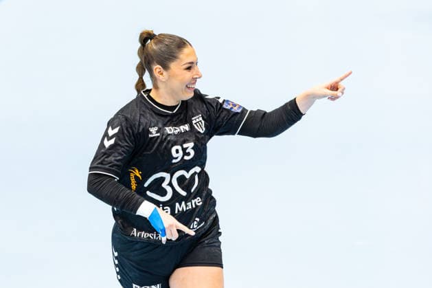 24 01 2026, GER, Handball, League, Women, Season 2025 2026, EHF European League , Group Phase, Thueringer HC CS Minaur Baia Mare Alba Chiara Spugnini Santome CS Minaur Baia Mare 99947 Bad Langensalza Salza Halle Sporthalle Mehrz Thüringen Germany