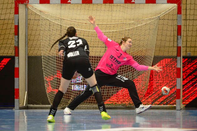 Fie, Woller left wing, CS Minaur Baia Mare, 21 , Christina, Loevgren Hallberg TW, Thueringer HC, 1 GER, Thuringia, Thueringer HC v CS Minaur Baia Mare, EHF European League Women, Group Phase, Season 2025 2026, Sunday, 24 01 2026, 20 00 hrs GER, Thuringia, Thueringer HC v CS Minaur Baia Mare, EHF European League Women, Group Phase, Season 2025 2026, Sunday, 24 01 2026, 20 00 hrs Bad Langensalza Copyright: xEibner-Pressefoto MartinxHerbstx EP_MHT