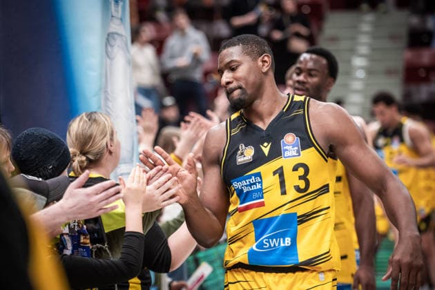 Yorman Polas Bartolo MHP RIESEN Ludwigsburg, 13 GER, MHP Riesen Ludwigsburg Basketball Loewen Braunschweig, easycredit BBL, Basketball, Bundesliga, Matchday 17, Season 2025 2026, 24 01 2026 GER, MHP Riesen Ludwigsburg Basketball Loewen Braunschweig, easycredit BBL, Basketball, Bundesliga, Matchday 17, Season 2025 2026, 24 01 2026 Ludwigsburg Copyright: xSandyxDinkelackerx EP_SDR