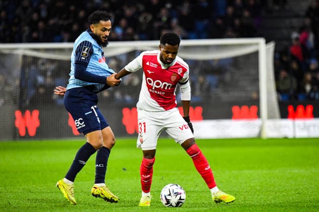 FOOTBALL : AC Le Havre vs AS Monaco - Ligue 1 McDonald s - JournÃ e 19 - 24 01 2026 Ansu Fati (AS Monaco) Sofiane Boufal (AC Le Havre) Le HavreFrance  Copyright: xBaptistexAutissierx